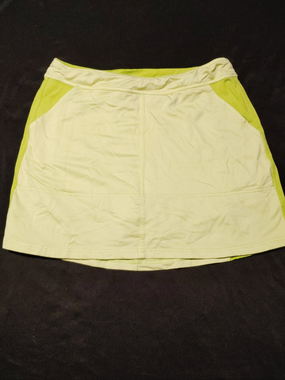 Title Nine Two-Tone Lime Athletic Skort